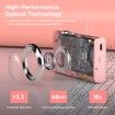 Digital Camera Auto Focus 2.7K Vlogging Camera HD 48MP 16X Digital Zoom Camera with 32G Memory Card,Portable Mini Compact Camera (Pink)