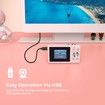 Digital Camera Auto Focus 2.7K Vlogging Camera HD 48MP 16X Digital Zoom Camera with 32G Memory Card,Portable Mini Compact Camera (Pink)