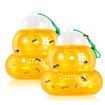 Plastic Wasp Trap Outdoor 2 Pack Bee Trap Yellow Jacket Trap Bee Catcher Hornet Trap No Bottom Seam Hanging for Hornet, Safe, Natural, Effective and Reusable