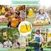 Plastic Wasp Trap Outdoor 2 Pack Bee Trap Yellow Jacket Trap Bee Catcher Hornet Trap No Bottom Seam Hanging for Hornet, Safe, Natural, Effective and Reusable