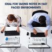 Glass Desktop Whiteboard Organiser Dry Erase White Board Memo Note Pad Computer Keyboard Stand School Office Accessories Phone Tablet Holder