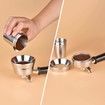 58mm Espresso Dosing Funnel,Stainless Steel Coffee Dosing Ring Compatible with 58mm Portafilter (58mm)