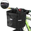 Pet Bicycle Front Basket Removable Waterproof Bike Handlebar Canvas Basket Pet Carrier Frame Bag Bicycle