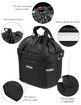 Pet Bicycle Front Basket Removable Waterproof Bike Handlebar Canvas Basket Pet Carrier Frame Bag Bicycle