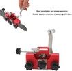 Chainsaw Sharpener Manual Mini Chainsaw Sharpening Jig Set Red