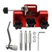 Chainsaw Sharpener Manual Mini Chainsaw Sharpening Jig Set Red