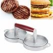 2 In 1 Round Shape Hamburger Presses High Quality Aluminum Alloy Meat Beef Grill Burger Mold Rice Ball Meatloaf Kitchen Tool