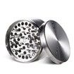 Spice Grinder 2.5 Inch Magnetic Cover Herb Silver Kitchen Pollen Crusher Portable Gadgets Cooking Dinner