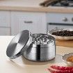 Spice Grinder 2.5 Inch Magnetic Cover Herb Silver Kitchen Pollen Crusher Portable Gadgets Cooking Dinner