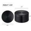 Spice Grinder 2.5 Inch Magnetic Cover Herb Black Kitchen Pollen Crusher Portable Gadgets Cooking Dinner