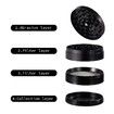 Spice Grinder 2.5 Inch Magnetic Cover Herb Black Kitchen Pollen Crusher Portable Gadgets Cooking Dinner