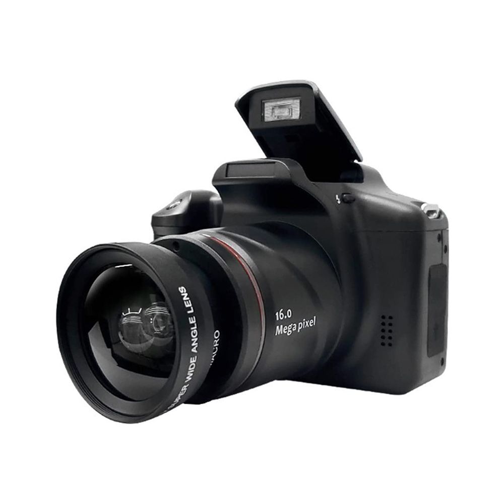 Digital Camera Photography 2.4 Inch LCD 16X 720P Zoom Mini Vlog 9.5mm Wide Angle Lens Travel Women Gifts Cool Gadget
