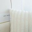 Faux Fur Plush Decorative Throw Pillow Covers Couch Cushion Case Soft Fluffy Pillowcases (White,2 Pack,18x18 Inch)