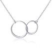 Mothers Day Necklace Sterling Silver 3 Circle Necklace Mom Necklace