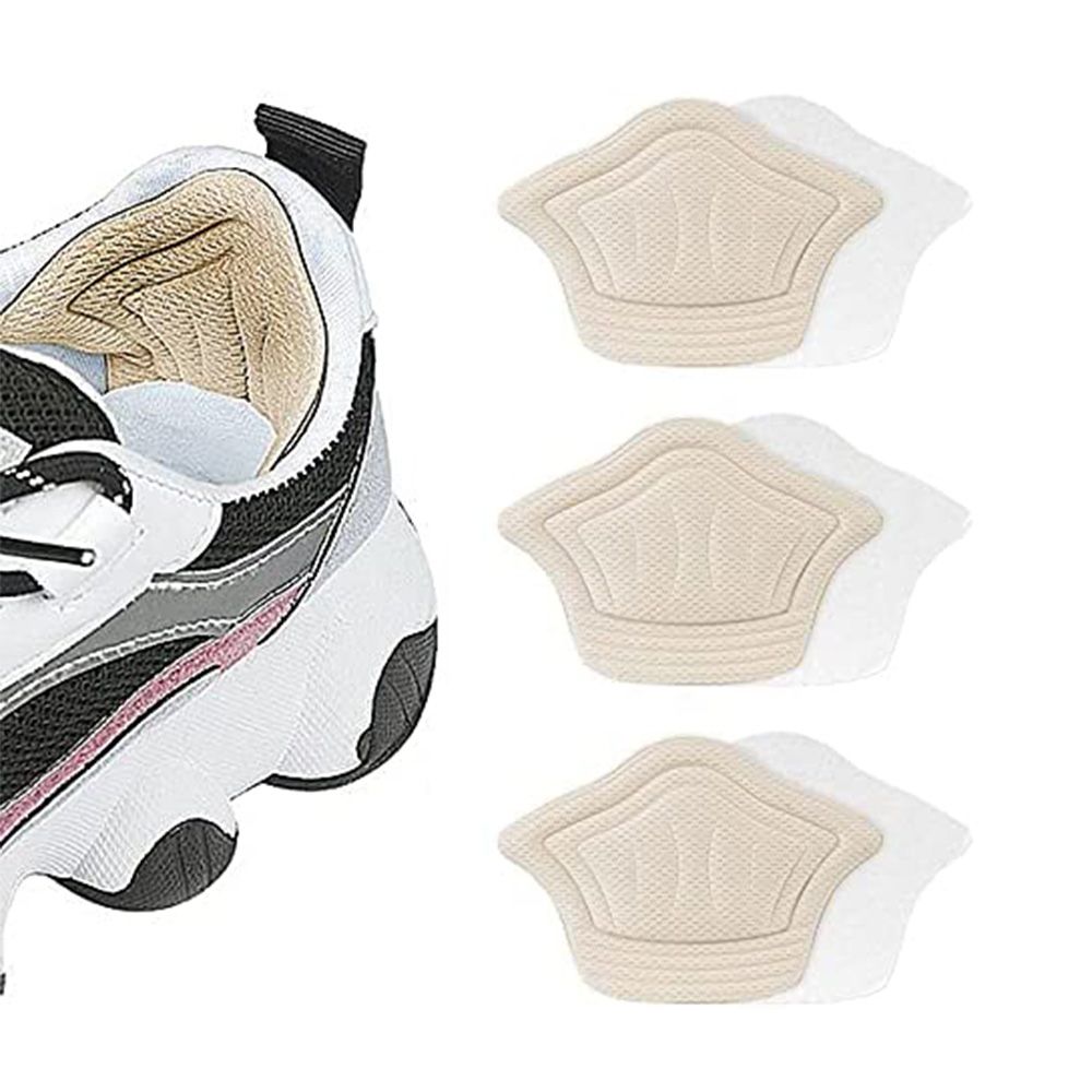 Heel Cushion for Loose Shoes, Heel Grips Liner Cushions Inserts Self-Adhesive Heel Protector Pads for Sneaker Shoe Too Big Men Women 3 Pairs
