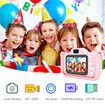 Kids Camera 1080P HD Digital Video Cameras with 32GB SD Card Mini Rechargeable Toddler Toys Camera for 3-12 Years Girls Best Gifts for Kids (Pink)