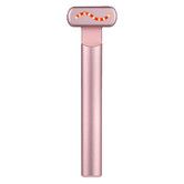 EMS SkinCare Beauty Instrument Rotating Hot Compress Heating Vibration Therapy Wand Pink