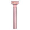 EMS SkinCare Beauty Instrument Rotating Hot Compress Heating Vibration Therapy Wand Pink
