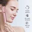 EMS SkinCare Beauty Instrument Rotating Hot Compress Heating Vibration Therapy Wand Silver