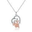Mothers Day Gift Ideas Pendant Copper Zirconia Necklace Birthday Gifts for Mom Women From Daughter