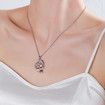 Mothers Day Gift Ideas Pendant Copper Zirconia Necklace Birthday Gifts for Mom Women From Daughter