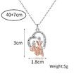 Mothers Day Gift Ideas Pendant Copper Zirconia Necklace Birthday Gifts for Mom Women From Daughter