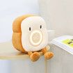Plush Toy Night Light Alarm Clock for Kids, Cozy Plushies, Bedroom Clock with Dual Alarm and Snooze, Dimmable Bedside Lamp Birthday Gifts Ideal for Kids Women