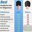 Migraine Relief Cap-Ice Hats for Migraines, Headache Relief Cap for Tension Puffy Eyes Pink