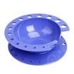 Plastic Crochet Bowl Prevent Fall Round Crochet Storage Organizer Large Capacity Crochet Wool Bowl with Hole for DIY Accessories