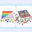 Wooden Counting Math Toys, 1-100 Consecutive Numbers, Educational Game and Learning for Toddlers 3 Years Old