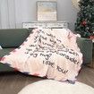Gifts for Dad, to Dad Gifts from Daughter Son, Best Dad Gifts Ideas, Soft Throw Blanket, Dad Mother's Day Thanksgiving Day Birthday Gifts (50x60in)