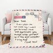 Gifts for Dad, to Dad Gifts from Daughter Son, Best Dad Gifts Ideas, Soft Throw Blanket, Dad Mother's Day Thanksgiving Day Birthday Gifts (50x60in)