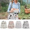 Eggs 8 pockets Collecting Gathering Holding Apron for Chicken Hense Duck Goose Eggs Housewife Farmhouse Kitchen Home Workwear Size M