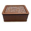 Wooden Piggy Bank, Natural Wood Money Box Money Bank Piggy Bank with Savings Target