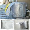 Air Conditioner Cover Outdoor Device Cover Main Machine Cover Waterproof Anti-Dust Anti-Snow Cleaning Bag Protector Size D