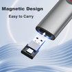 Rechargeable Red Laser Pointer for Presentation,Clicker for PowerPoint Presentations,USB-C/A Power Point Clicker,Wireless Presenter Remote for Computer/Mac/PPT/Google Slide Advancer
