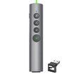 Rechargeable Green Laser Pointer,Clicker for PowerPoint Presentations,USB-C/A Power Point Clicker,Wireless Presenter Remote
