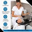 Mobile Inflatable Salon Hair Wash Sink Basin Shampoo Tray Washing Bowl For Washing and Cutting Hair Elderly Pregnant Women With Air Pump And Shampoo Brush