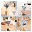 Kitchen Funnel with Detachable Strainer Filter, Small/Medium/Large Funnel for Filling Bottles with Oil, Liquid, Food, Powder