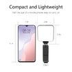 Rechargeable Selfie Fill Light,Clip-on LED Video Light with Tripod,3 Light Modes,Soft Lighting,for Phone,Laptop,Tablet & iPad,Selfie/Video Conference/Photography/Live Stream/Makeup