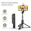 Selfie Stick Tripod with Fill Light,Aluminium Alloy Selfie Stick Tripod Stand & Phone Holder with Wireless Remote,Selfie Light,Compatible with iOS/Android