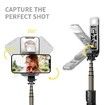 Selfie Stick Tripod with Fill Light,Aluminium Alloy Selfie Stick Tripod Stand & Phone Holder with Wireless Remote,Selfie Light,Compatible with iOS/Android