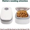 Digital Automatic Cat Feeder,Smart Pet Feeder with 48 Hour Timer, Dry and Wet Food Dispenser for Cats and Dogs
