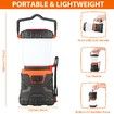 LED Camping Lantern,Rechargeable Flashlights with 3000LM,Dimmable Battery Powered Camping Lights,Daylight Warm Light 8 Modes,Portable Waterproof Tent Light (Orange)