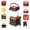 LED Camping Lantern,Rechargeable Flashlights with 3000LM,Dimmable Battery Powered Camping Lights,Daylight Warm Light 8 Modes,Portable Waterproof Tent Light (Orange)