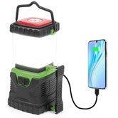 LED Camping Lantern,Rechargeable Flashlights with 3000LM,Dimmable Battery Powered Camping Lights,Daylight Warm Light 8 Modes,Portable Waterproof Tent Light (Green)