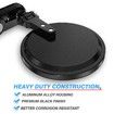 Universal Motorcycle Mirrors - 3 Inch Round Folding Bar End Side Mirror Compatible with Honda, Scooter, Suzuki, Yamaha, Kawasaki, Victory and More