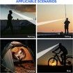Headlamp Rechargeable ,Wide Beam Bright hat Light with Motion Sensor 1Pack