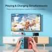 Switch Dock for Nintendo Switch and Switch OLED Foldable TV Dock with 45W PD Charging 4K HDMI Port