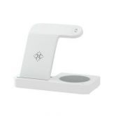 Devanti 4-in-1 Wireless Charger Dock Fast Charging for Phone White